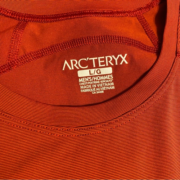 Arc’teryx Athletic Short Sleeve Running Shirt Lightweight - Picture 5 of 6